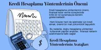 Kredi Hesaplama Yöntemleri Üzerine Detaylı Rehber Kredi Hesaplama Yöntemleri Üzerine Detaylı Rehber