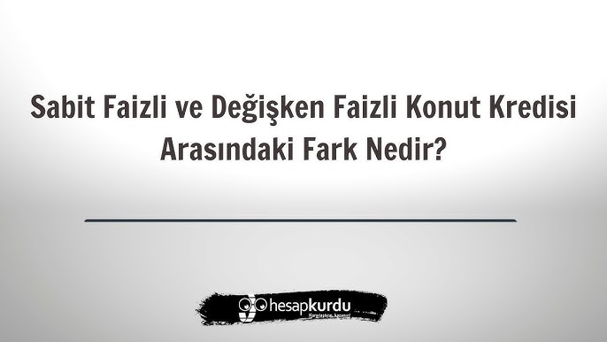 Krediler arasındaki farklar