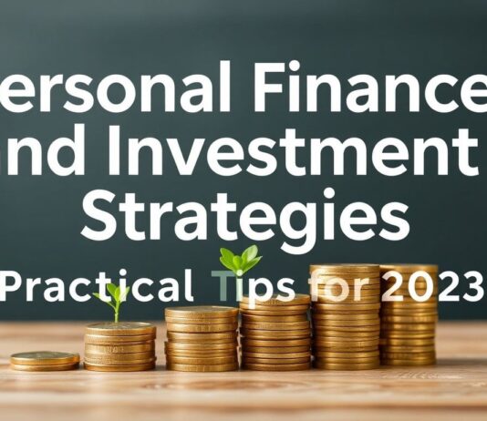 Kişisel Finanslar ve Yatırım Stratejileri: 2023 Yılı için Pratik İpuçları Personal Finance and Investment Strategies: Practical Tips for 2023